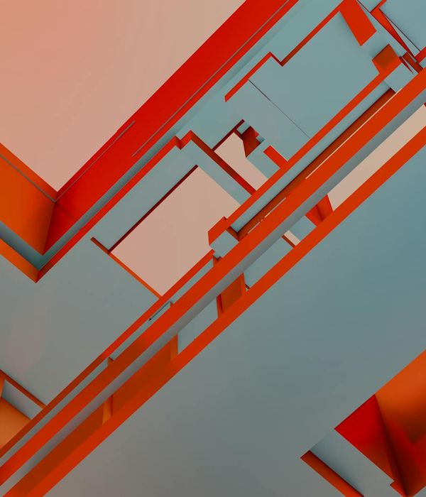 Abstract geometric composition representing focus and structured environment