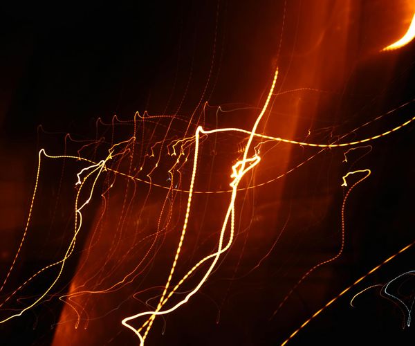 Abstract lines showing a steady and rhythmic progress flow